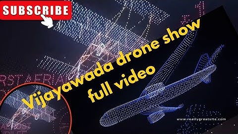 #Amaravati​ Drone Summit 2024 | Drone Show @ #Vijayawada​ Punnami Ghat | #ChandrababuNaidu​