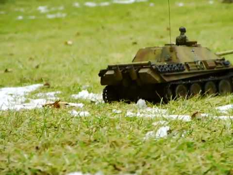 1/16 Radio Control RC Jagdpanther with Heng Long top and Tamiya bottom ...