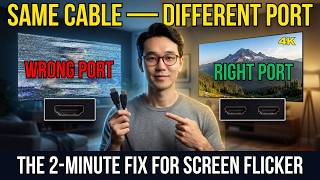 Your Screen Flickers Because the Cable Is Plugged Into the Wrong HDMI Port