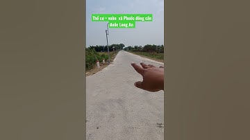 bán đất thổ cư + vườn ấp 1 xã phước đông cần đước long an.