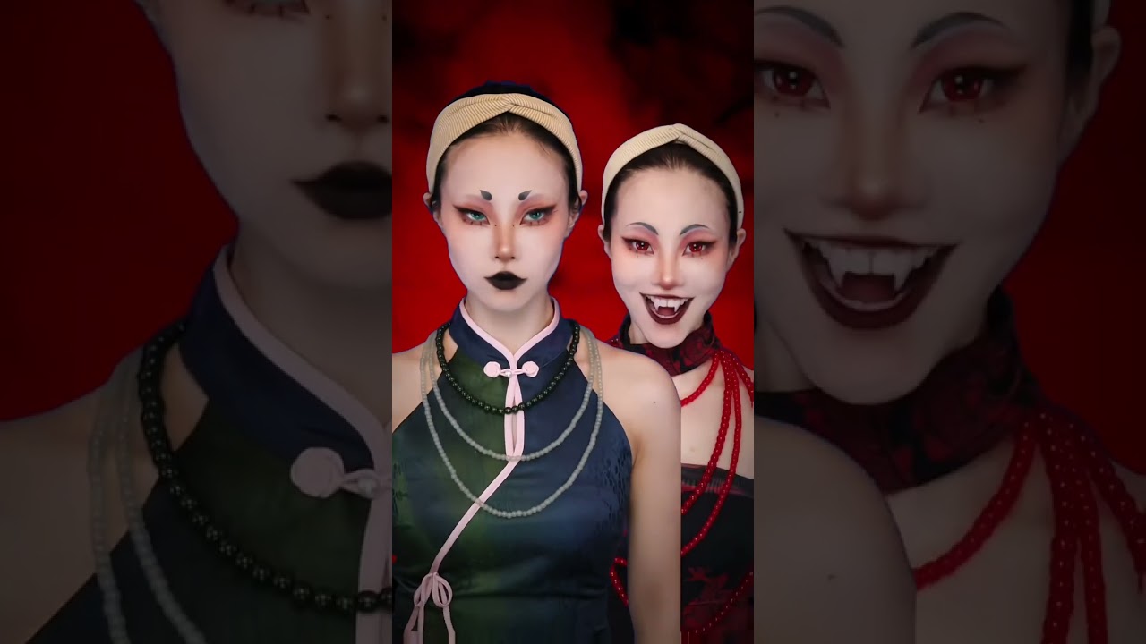 無限流中的雙生子，是怎樣的存在#挑战一百个无限流 （四）#仿妆 #双生子 #卡点 #妆前妆后 #shorts