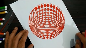 How To Draw Spirograph Pattern Art In Circle | Geometric art illusion