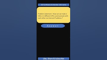 GCP VPC Networking between 2 VPC network  #gcp #gcpnetworking #googlecloud #quiz #interview #vpcs