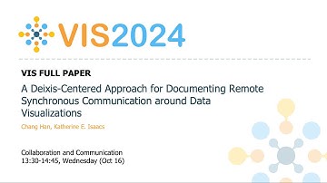 A Deixis-Centered Approach for Documenting Remote Synchronous Communication around Data Visualizati
