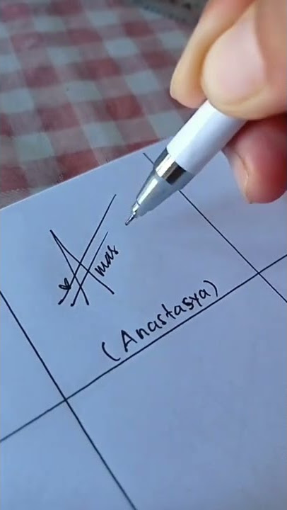 Tandatangan Awalan Huruf A