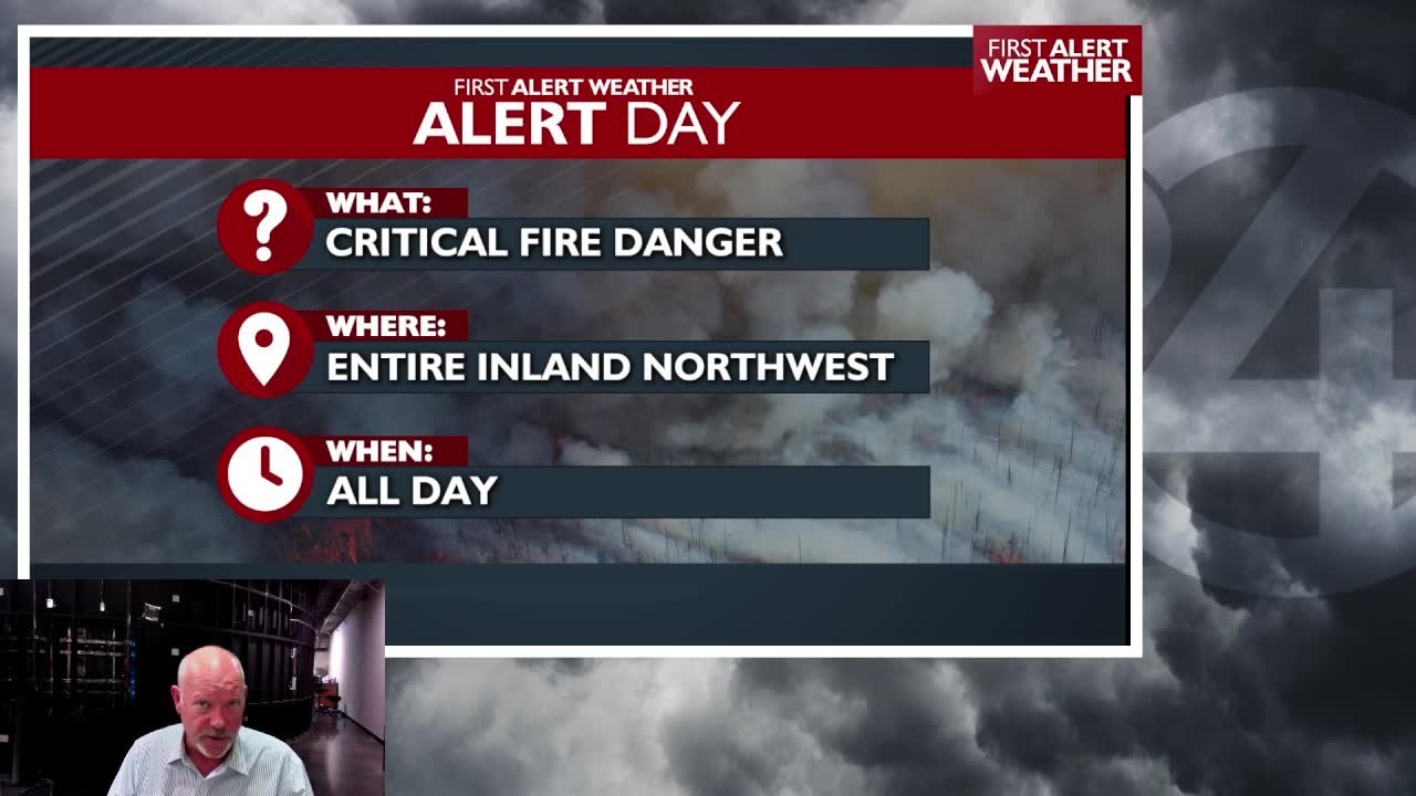 Weather Alert Day due to Critical Fire Danger through Tonight - YouTube