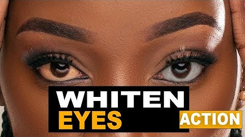 How To Whiten Eyes In Photoshop and create an Action For It