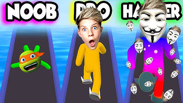 Can We Go NOOB to PRO to HACKER in GIANT RUSH?! Prezley