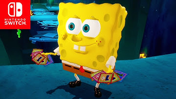 SpongeBob Battle for Bikini Bottom Rehydrated Switch - 100% Walkthrough Part 9 Gameplay Prawn Fight