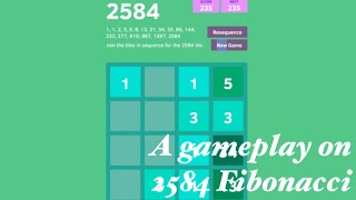 A gameplay on 2584 Fibonacci screenshot 1