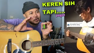 abang ini main gitar cuma 1 senar tapi keren banget! #pencerahan