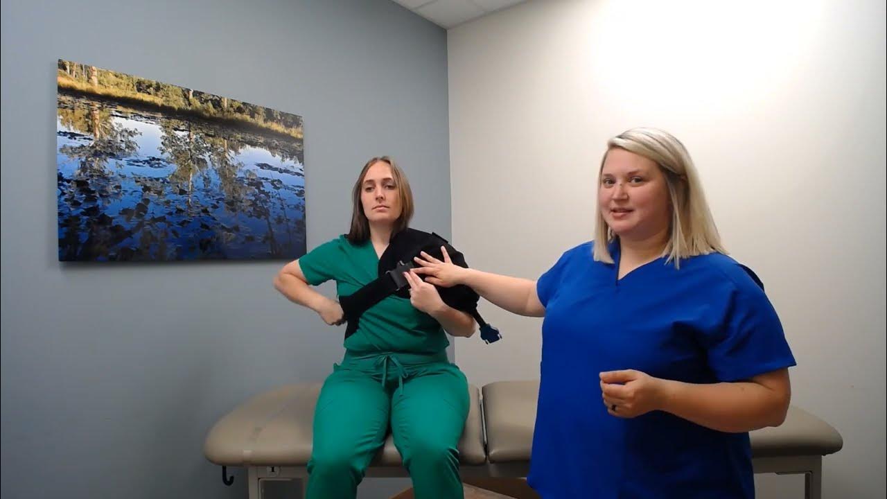 Breg Shoulder Sleeve Tutorial YouTube