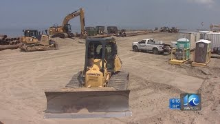 Inside the dredging of the Ocean View beach replenishment project