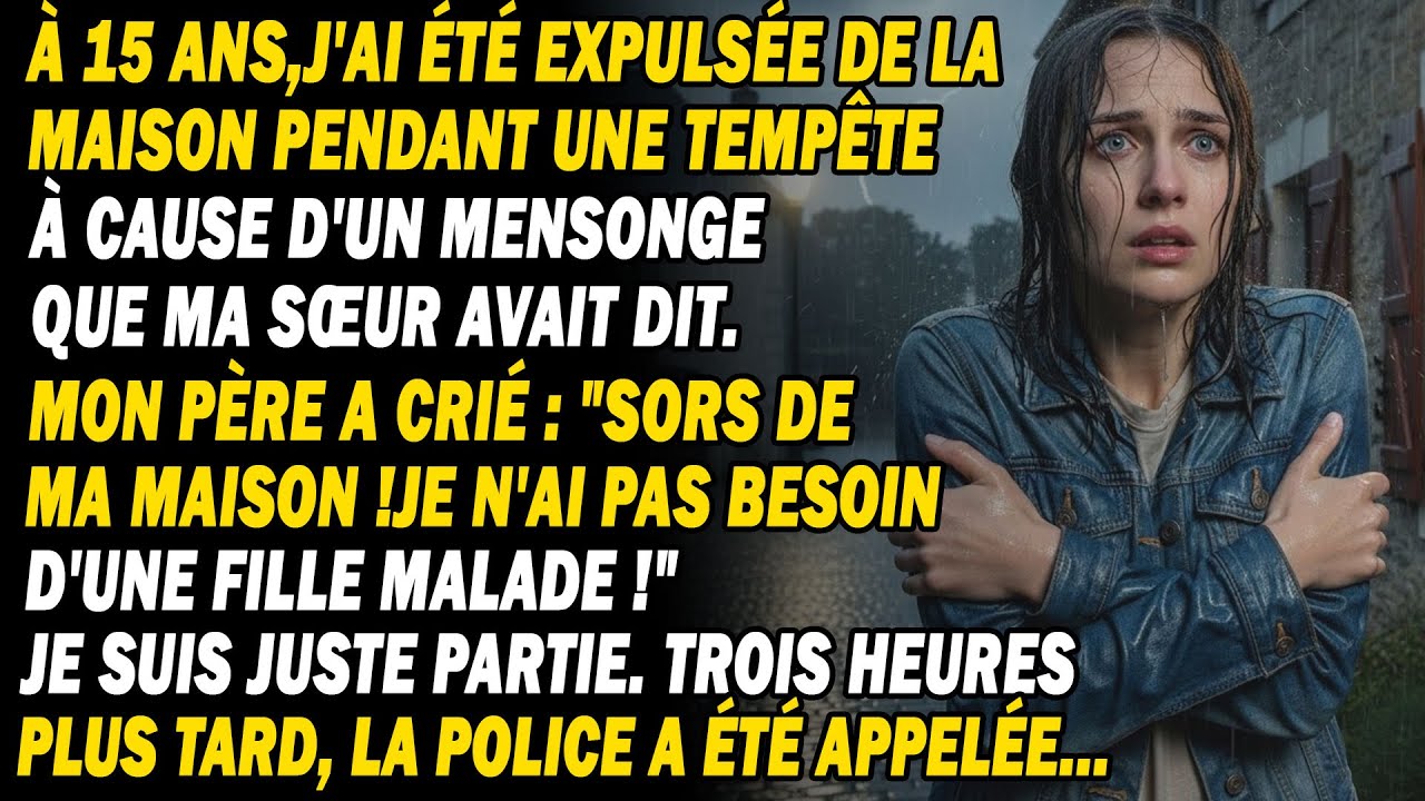 À 15 Ans, Un Mensonge M'a Fait Sortir Sous La Pluie — Elle Ignorait Ce Qui Allait Suivre...😤