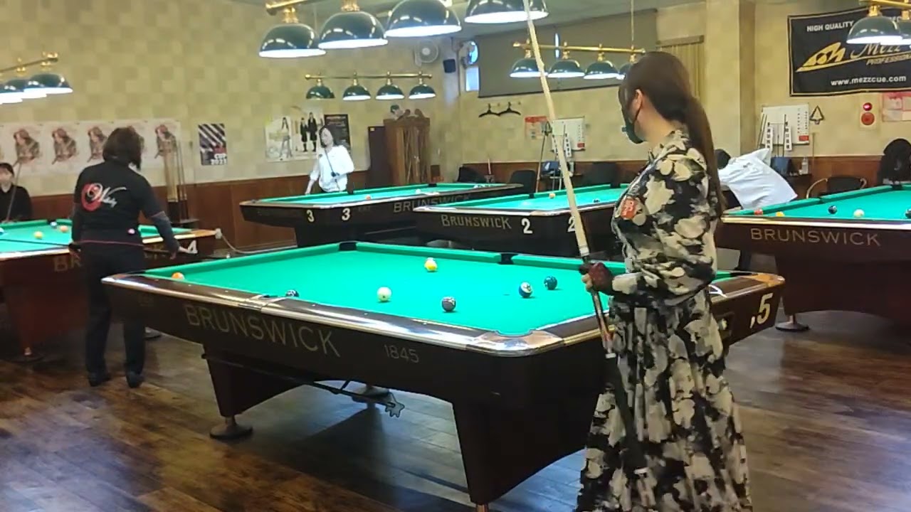 女子プロツアー（京都）JPBA若江梨々花🆚柳生あけみ（ピカソ）①