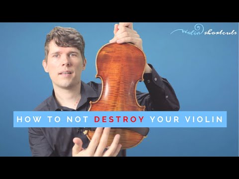 How To Not Destroy Your Violin - Beginner Lesson 2 - Violin Maintenance & Handling