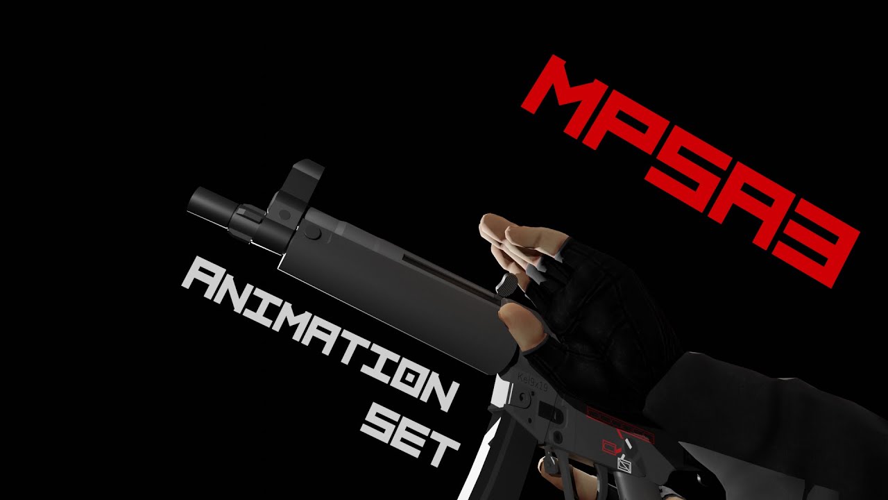 MP5A3 Animation set (Blender)