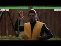 Johhny Cage vs. Scorpion WITH HEALTHBARS | HD | Mortal Kombat (1995)