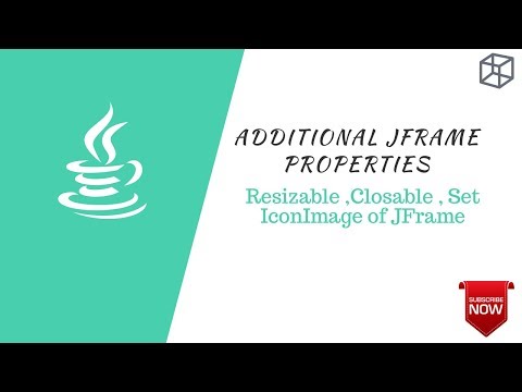Lect 1.2 - Useful JFrame Additional properties || Learn Without any IDE ||