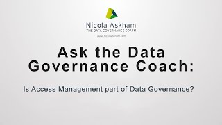 Is Access Management part of Data Governance?