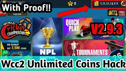 Wcc2 Unlimited Coins Hack Trick By Tech For Game || #wcc2hack #wcc2unlimitedcoin