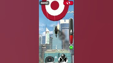 Jump into plane Android game Attempt 23 stage 7 #shorts #shortsgame #androidgames #rampjump