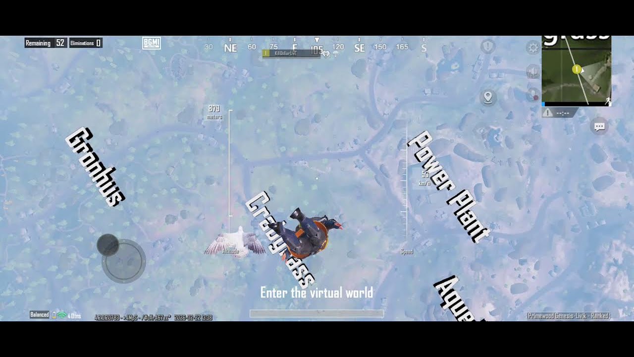 BGMI Rank Pus Game Play Live