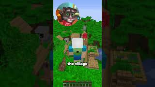 Minecraft But TALKING TOM Controls What I Do! #shorts #minecraft