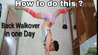Split Back Walkover ?