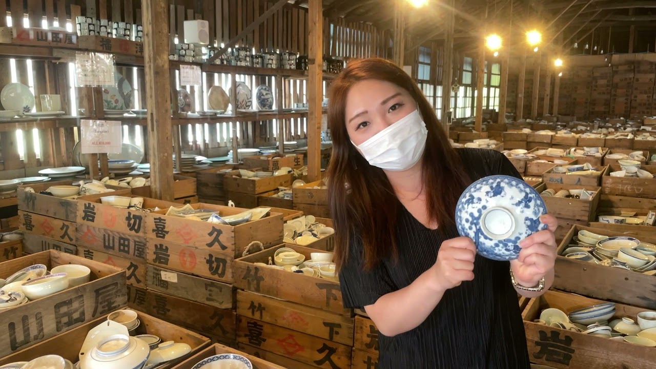 일본 아리타마을   코우라쿠가마 幸楽窯トレジャーハンティング