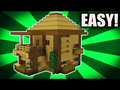 Minecraft: How To Build a VILLAGE HOUSE / Starter House Tutorial [ How to make ] 2017