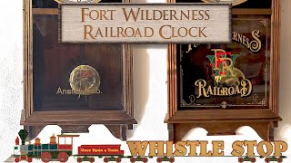 Once Upon A Train Whistle Stop - Fwrr Clock