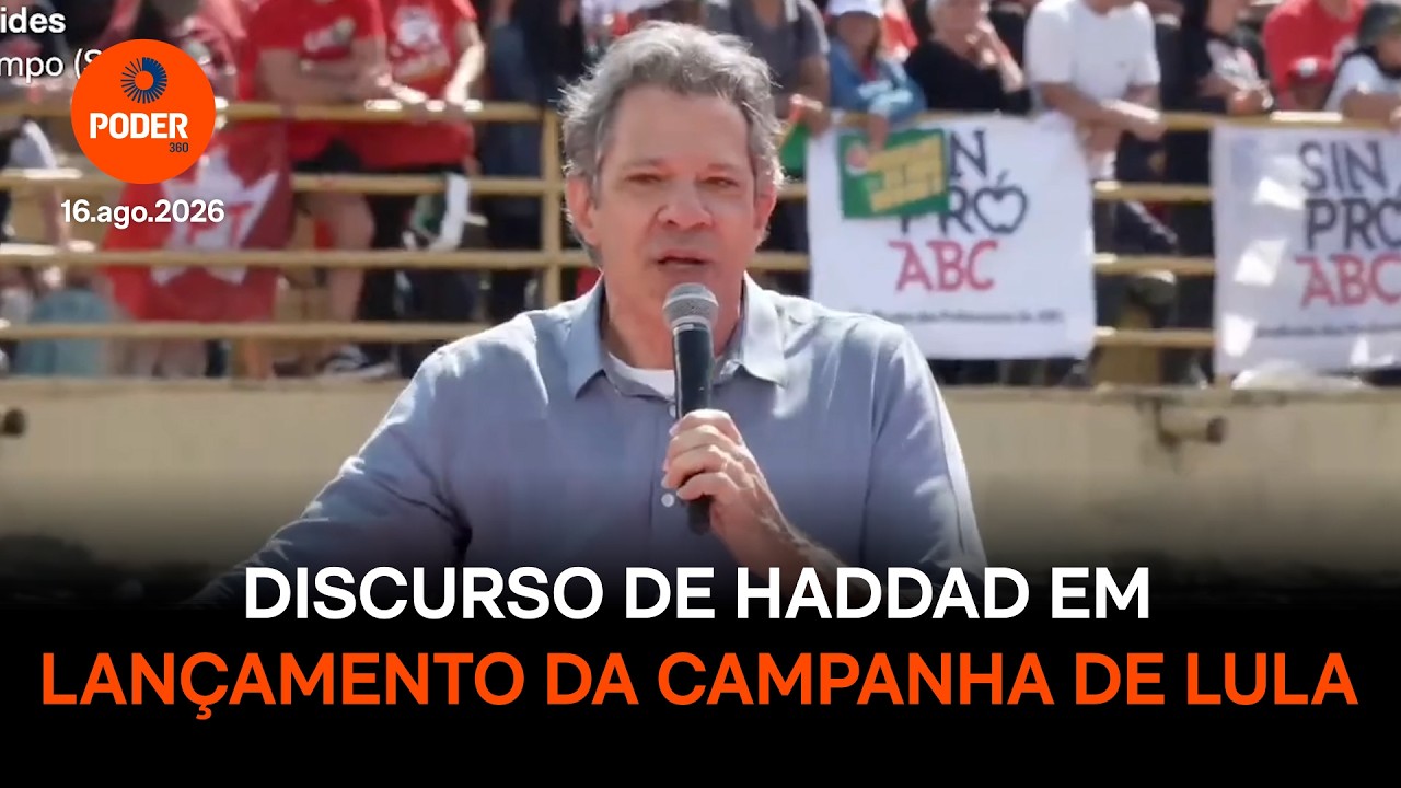 Lula nunca baixou a cabeça para políticos ou banqueiros, diz Haddad