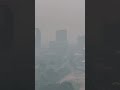 Drone video: Wildfire smoke blankets Columbus
