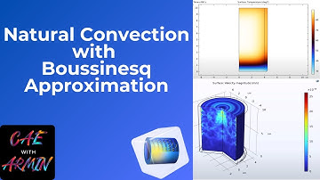 🌡️ COMSOL Tutorial: Natural Convection with Boussinesq Approximation 💧