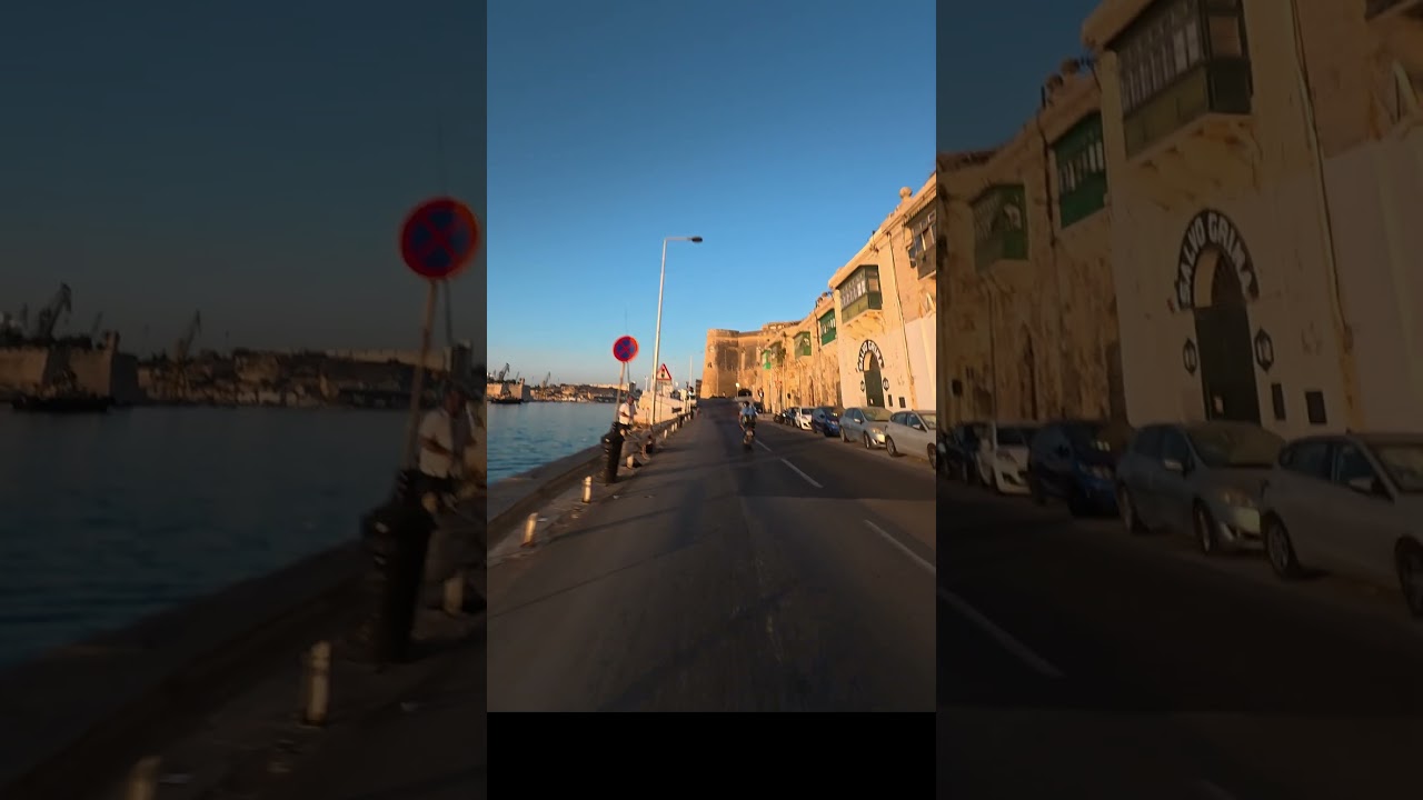 🇲🇹 Cruising through Valletta on a scooter (POV)