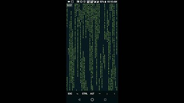Run matrix animation in TERMUX