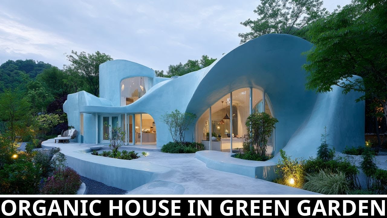Organic Architecture House Tour | Curved Design Blending with Nature ...