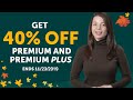 We’re Thanking You with 40% OFF!