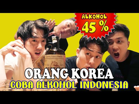 CAP TIKUS ALKOHOL 45% Bikin ORANG KOREA MABUK KEPAYANG 21+