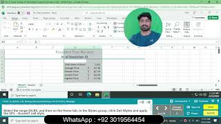 Excel Chapter 02 Simulation Training | Excel Chapter 02 Simulation Exam |Excel Chapter 02 Simulation