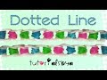 NEW Dotted Line Rainbow Loom Bracelet Tutorial