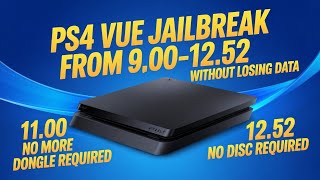 PS4 vue jailbreak from 9.00 to 12.52 without losing data