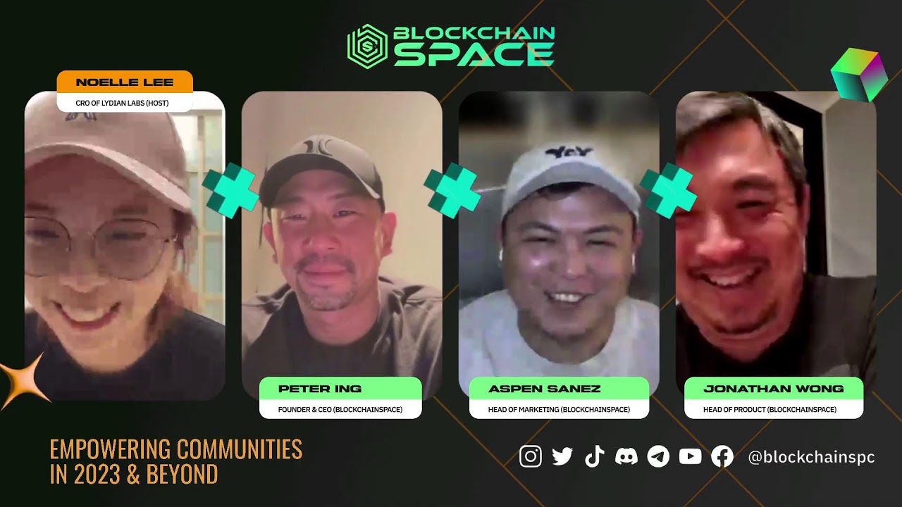 BlockchainSpace: Empowering Communities in 2023 & Beyond. Broadcast powered by Lydian Labs