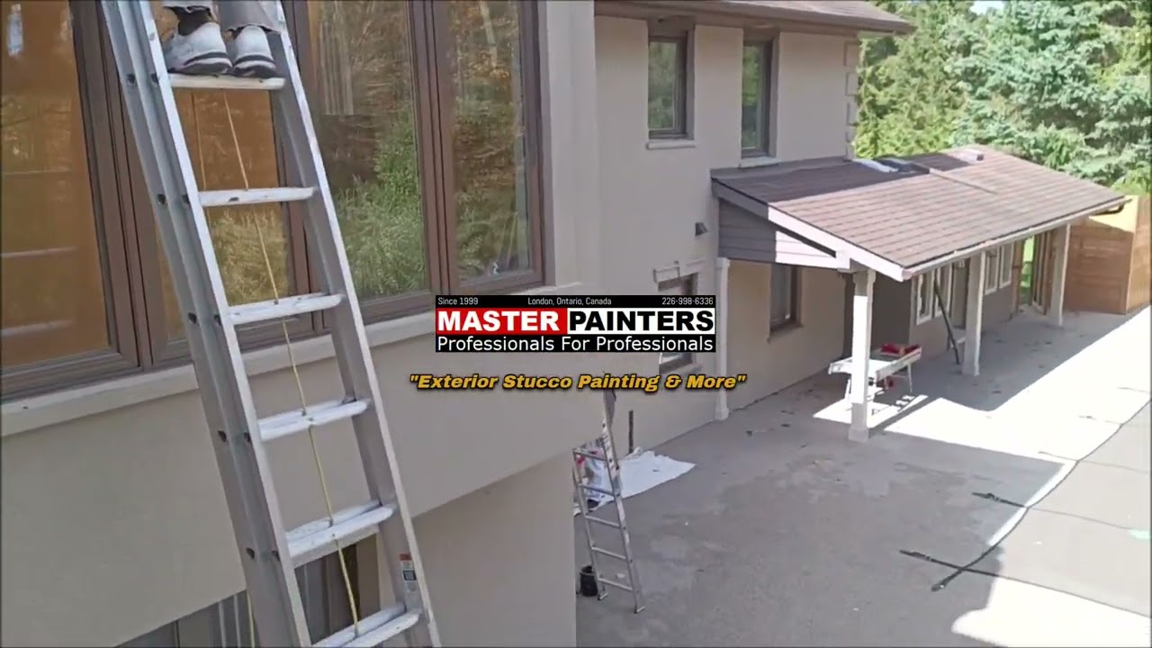 📍 EXTERIOR STUCCO PAINTING & More| Master Painters London Ontario