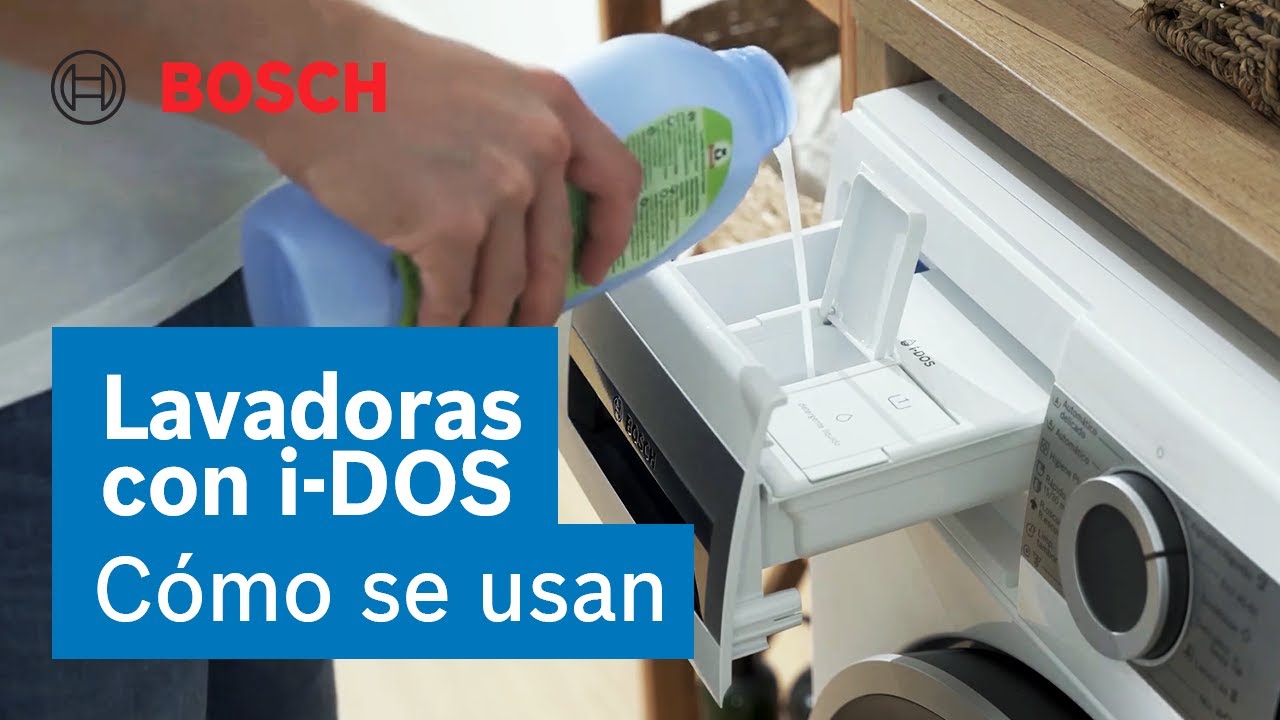 💧 Lavadora i-DOS con autodosificación inteligente del detergente y suavizante