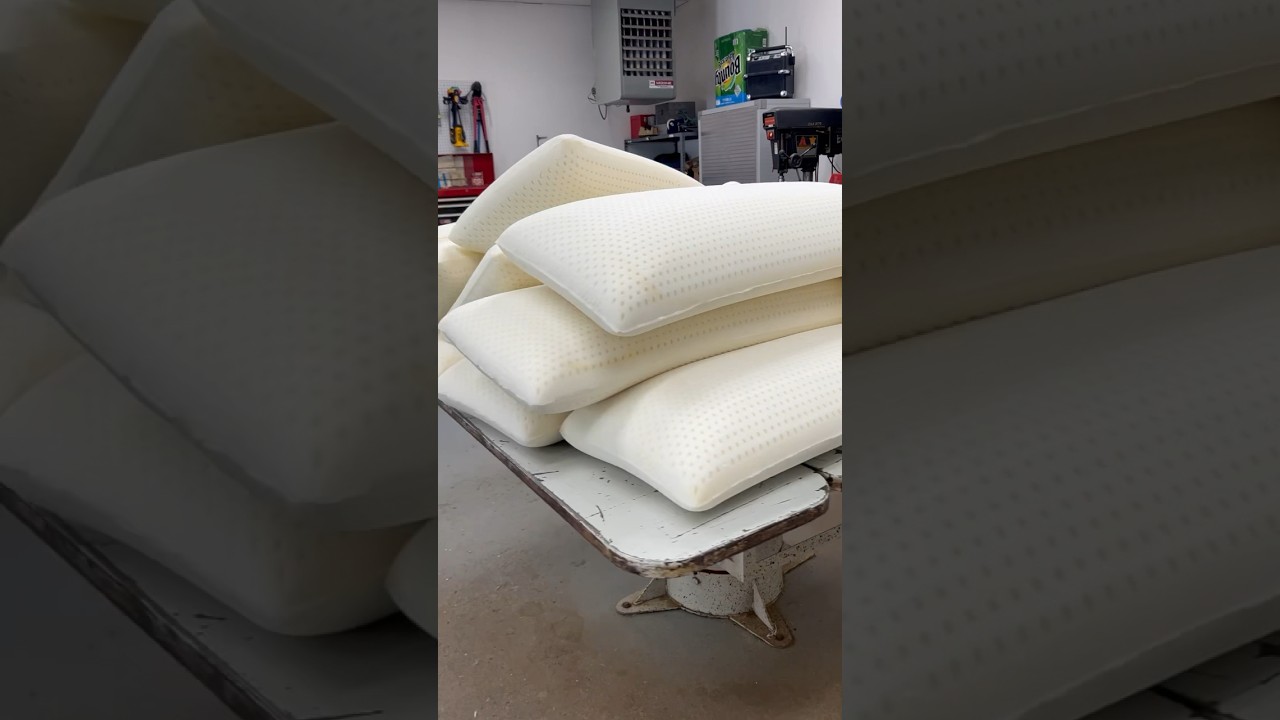 Make TALALAY latex pillows with me! #connecticut #mattress #pillows #connecticut #healthysleep