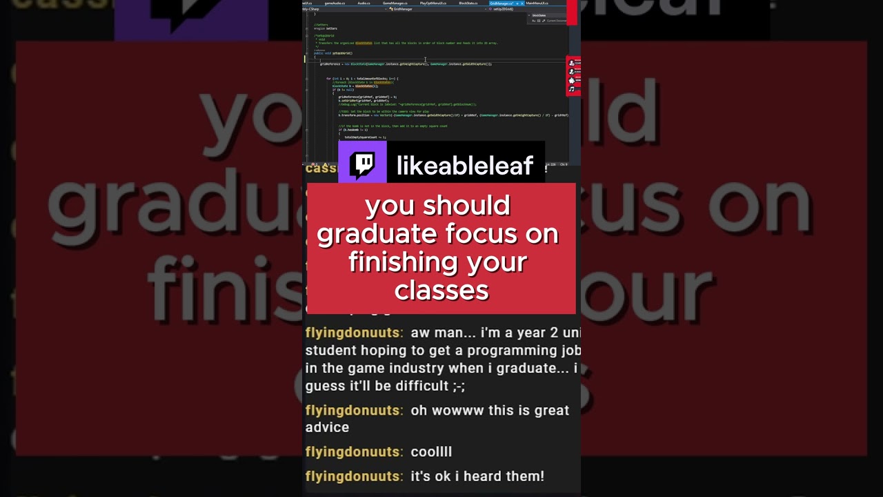 Tips for Game Dev Students 