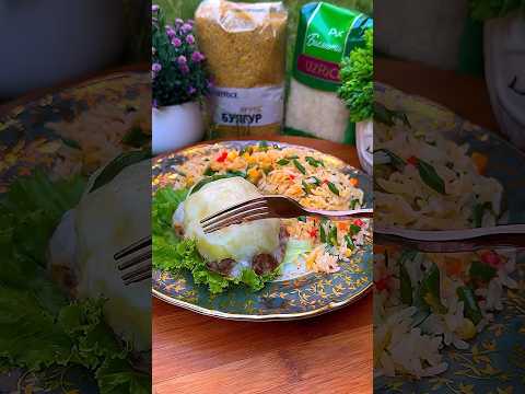 Bittada ikkta retsept noodatiy mazzali kotlet va guruchli garnir tayyorlaymiz #kotlet #taomlar