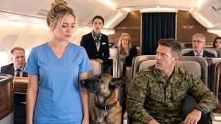 The First Class Passenger Had the Nurse With a K9 Removed—Then the Commander Recognized Her Class...